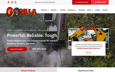 gorillahammers.com snapshot