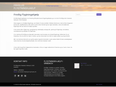 frivilligflygtningehjaelp.dk snapshot
