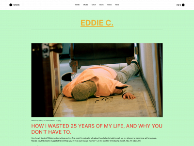 eddiecoronel.com snapshot