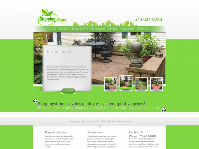 steppingstonelandscape.net snapshot