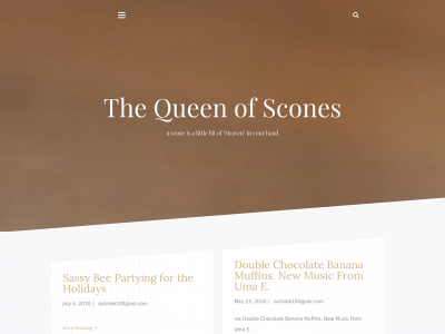 thequeenofscones.com snapshot