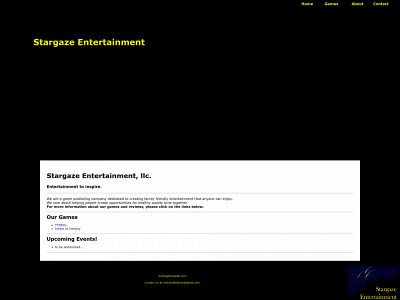 stargazeentertainment.com snapshot