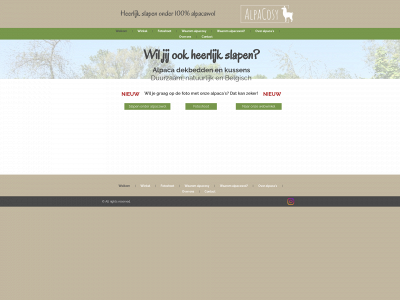 alpacosy.be snapshot