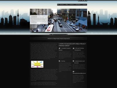 megaprojectfinance.com snapshot