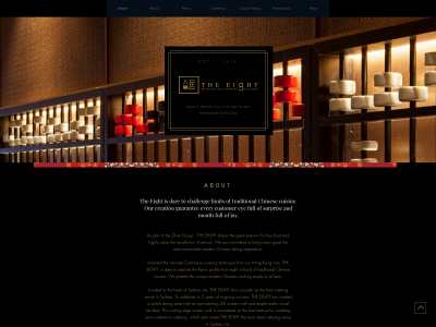 theeightrestaurant.com snapshot