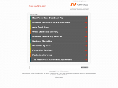rklconsulting.com snapshot
