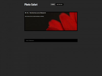 photosafari.nu snapshot