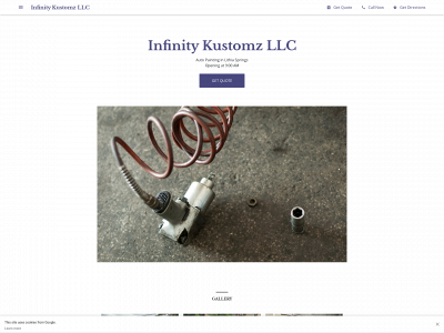 infinitykustomzllc.com snapshot
