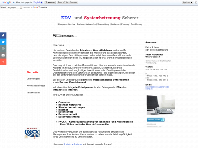 edv-systembetreuung-scherer.de snapshot