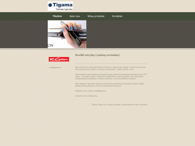 tigama.lt snapshot