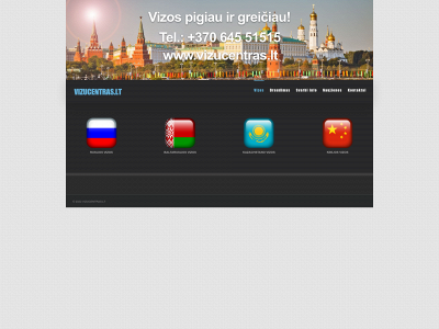 vizucentras.lt snapshot