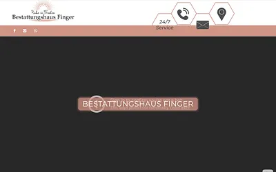 bestattungshaus-finger.de snapshot