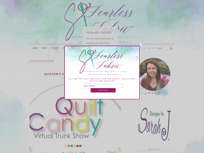 fearlesswithfabric.com snapshot