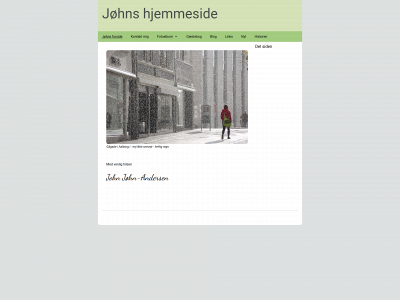 johnjoehn.dk snapshot