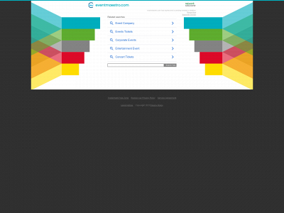 eventmaestro.com snapshot