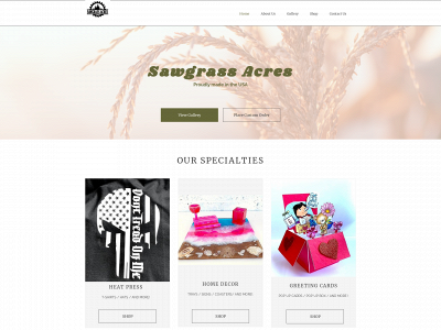 sawgrassacres.one snapshot