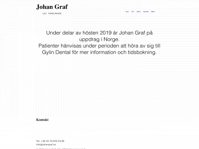 johangraf.se snapshot
