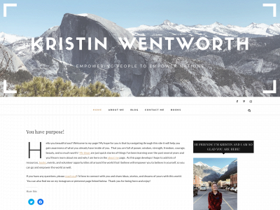 kristinwentworth.com snapshot