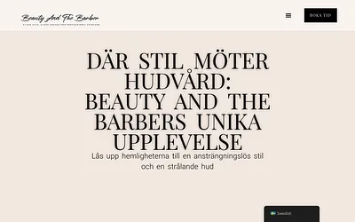 beautyandthebarber.se snapshot