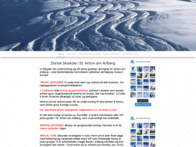skiundervisning.dk snapshot