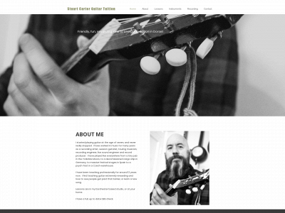 stuartcarterguitartuition.co.uk snapshot