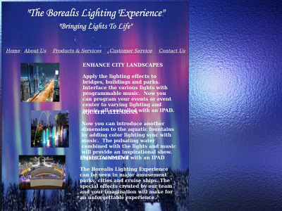 borealislightingexperience.com snapshot