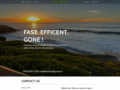 expressdisposal.us snapshot