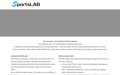 sportslab.dk snapshot