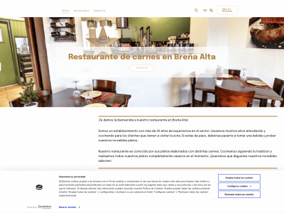 www.restaurantelagraja.es snapshot
