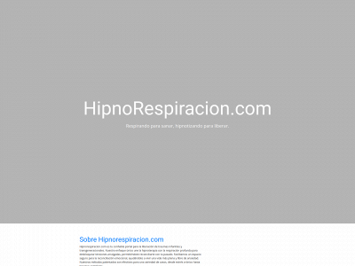 hipnorespiracion.com snapshot