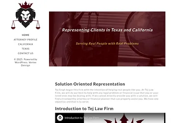 tejlawfirm.com snapshot