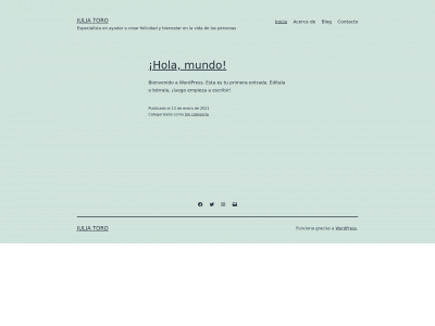 juliatoro.es snapshot