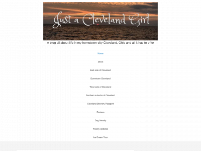 justaclevelandgirl.com snapshot