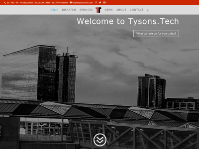 tysons.tech snapshot