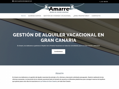 www.amarrealquilervacacional.com snapshot