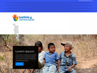 justiciaydemocracia.org snapshot