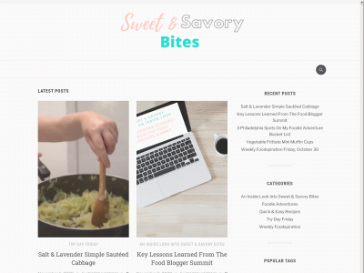 sweetsavorybites.com snapshot
