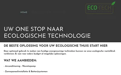 eco-tech.be snapshot