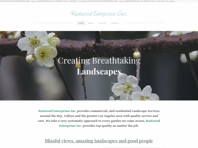 rustwoodenterprises.com snapshot