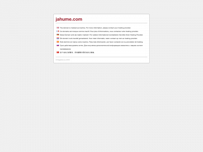 jahume.com snapshot