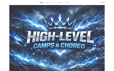 www.highlevelcampschoreo.com snapshot