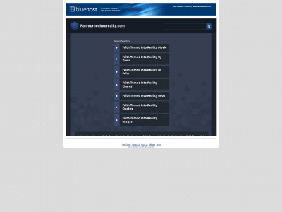 faithturnedintoreality.com snapshot
