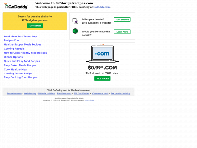 925budgetrecipes.com snapshot