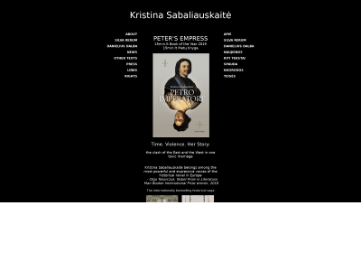 sabaliauskaite.com snapshot