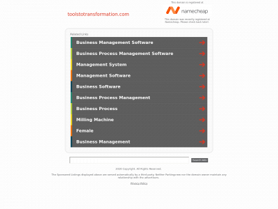 toolstotransformation.com snapshot