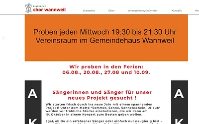 derchor-wannweil.de snapshot