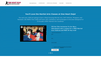 oneheartdojo.net snapshot