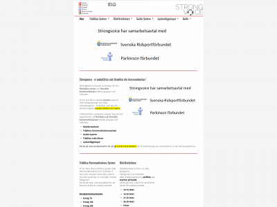 strongvoice.se snapshot
