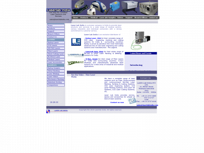 laserlabindia.com snapshot