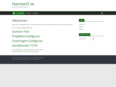 harmonit.se snapshot